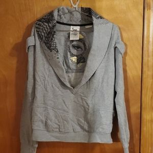 Triple 5 Soul Gray Vneck Sweatshirt